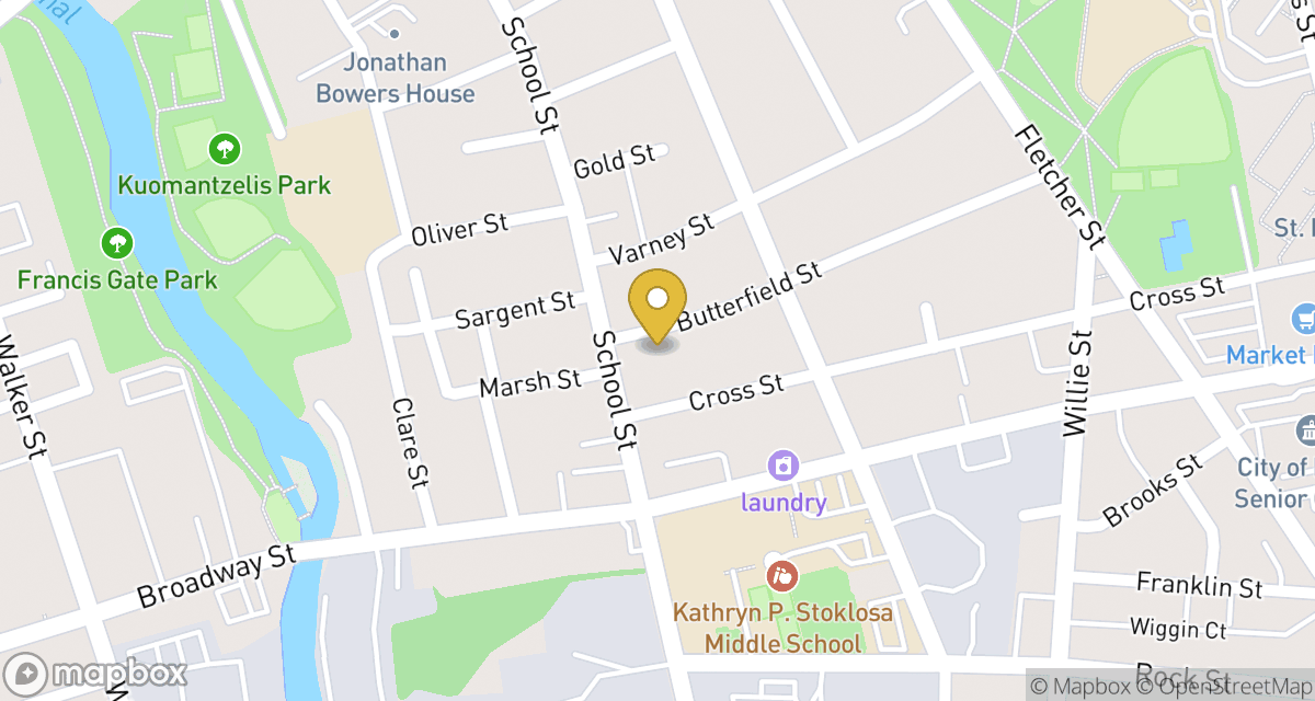 Map showing location of 112 Butterfield St at 112 Butterfield St