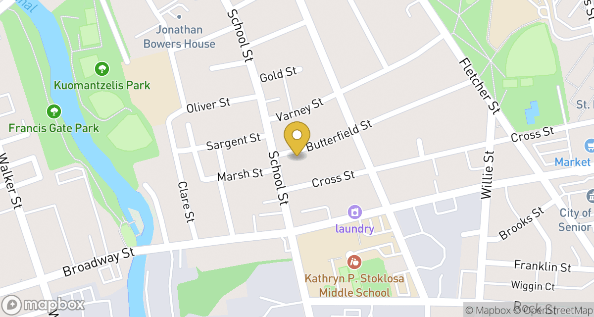 Map showing location of 114 Butterfield St at 114 Butterfield St