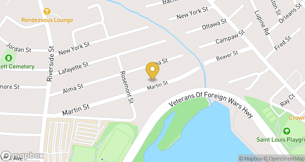 Map showing location of 116 Martin St — Apt 2 at 116 Martin St
