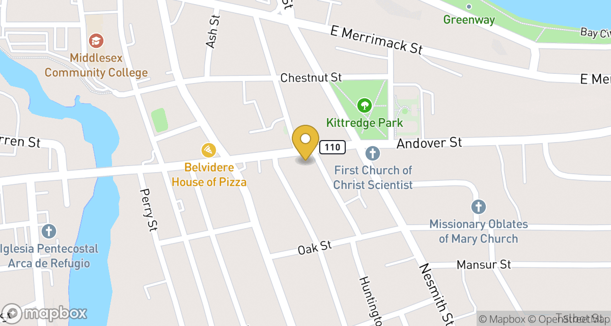 Map showing location of 171 Andover St — Apt 2 at 171 Andover St