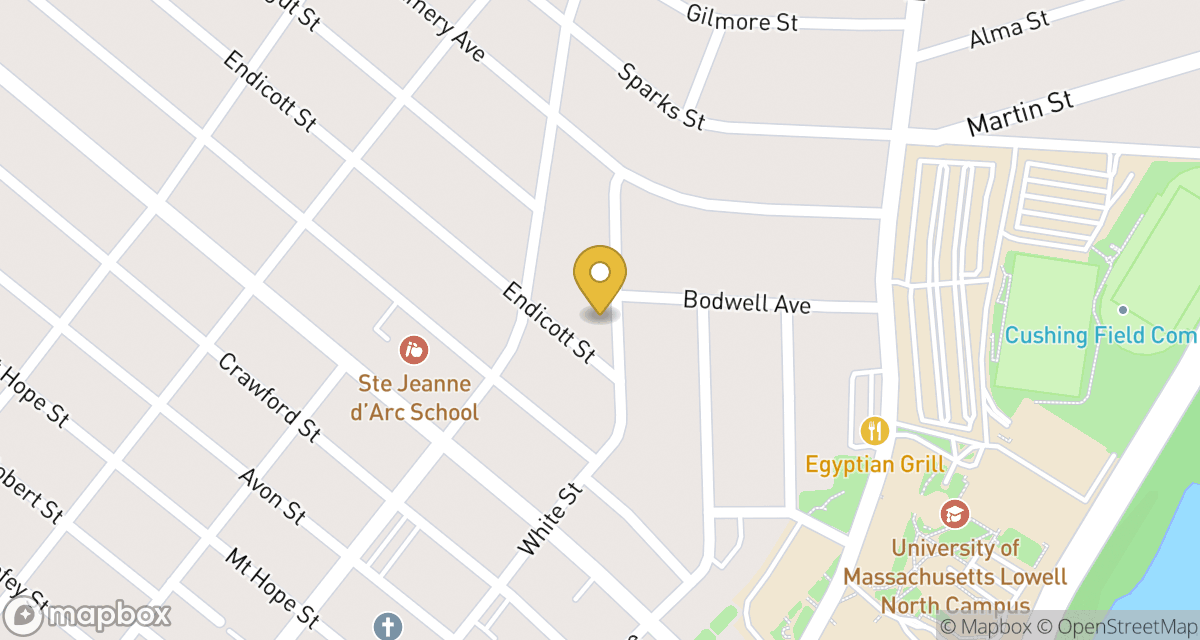 Map showing location of 244 White St at 244 White St