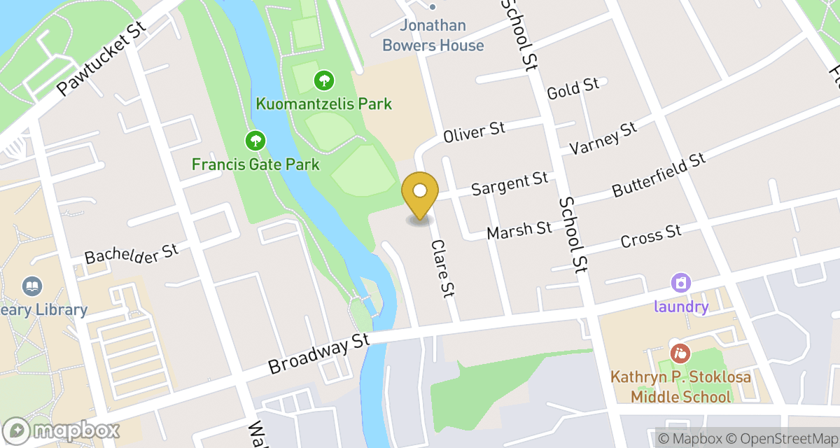 Map showing location of 42 Clare St at 42 Clare St