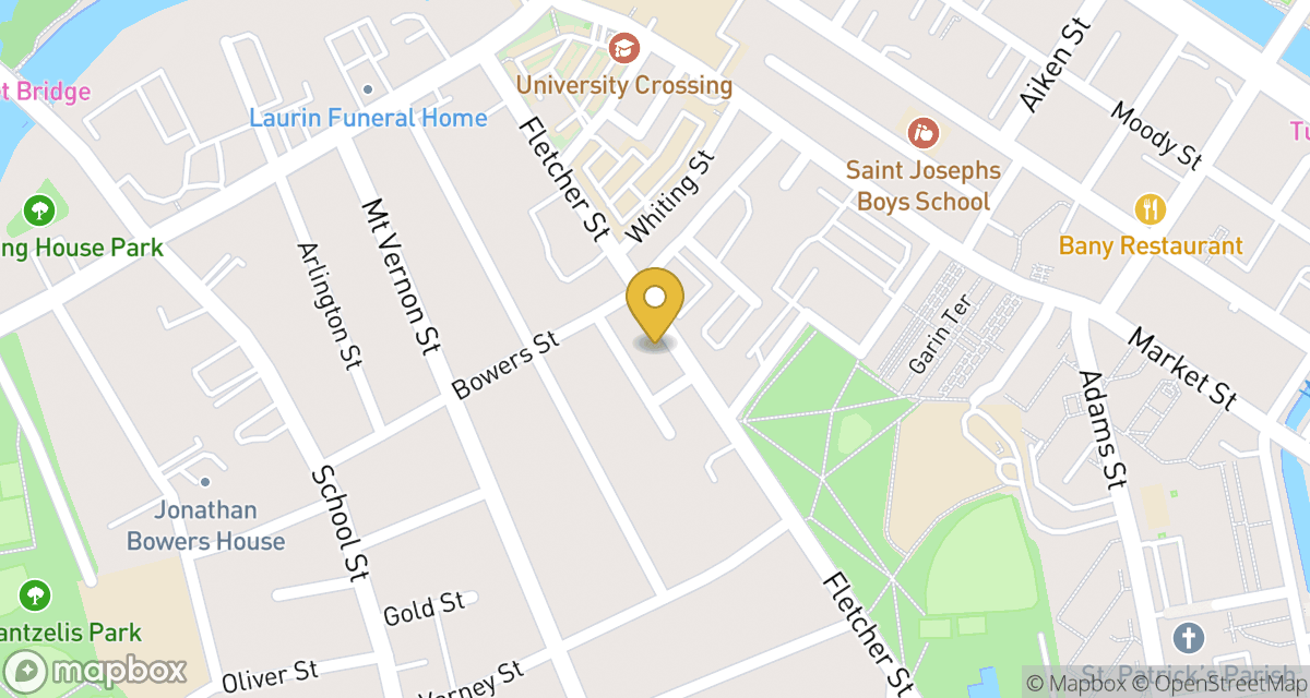 Map showing location of 486 Fletcher St at 486 Fletcher St