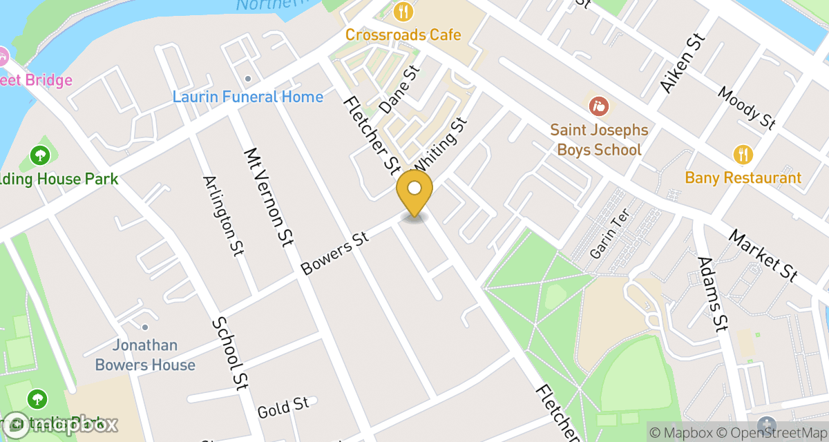 Map showing location of 498 Fletcher St — Apt 1 at 498 Fletcher St