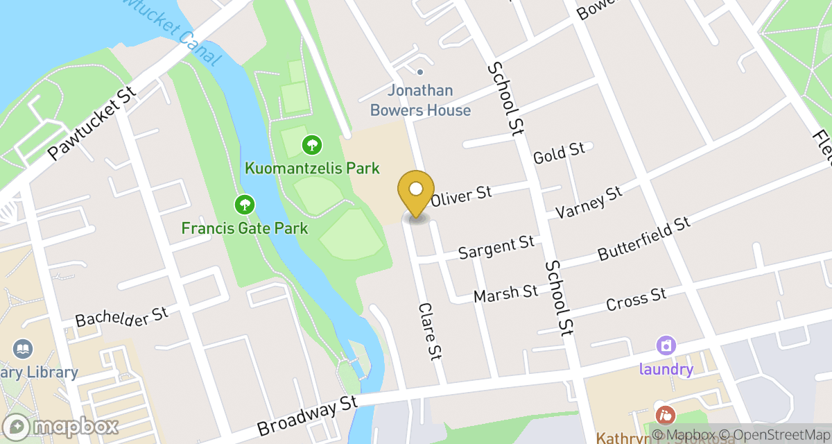 Map showing location of 71 Clare St at 71 Clare St