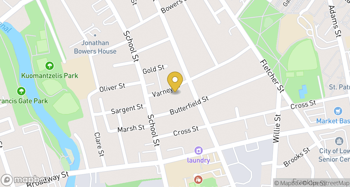 Map showing location of 72 Varney St — Apt 3 at 72 Varney St