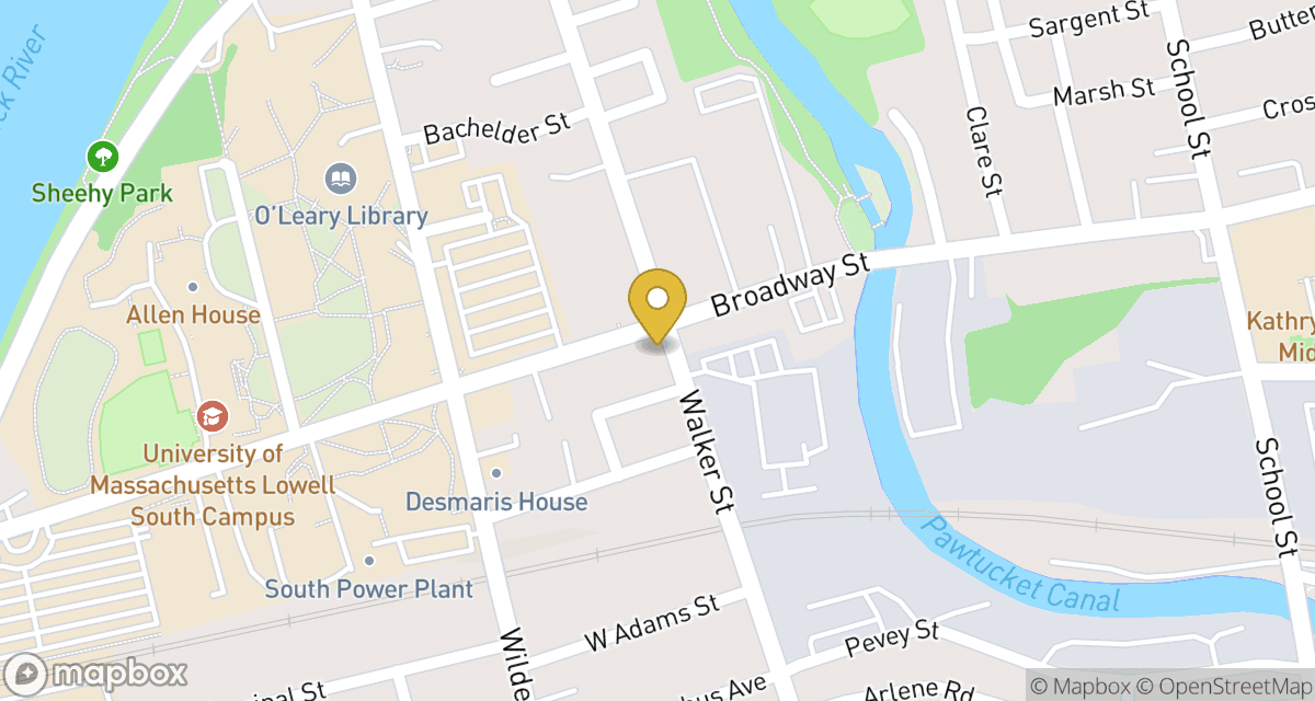 Map showing location of 772 Broadway St at 772 Broadway St