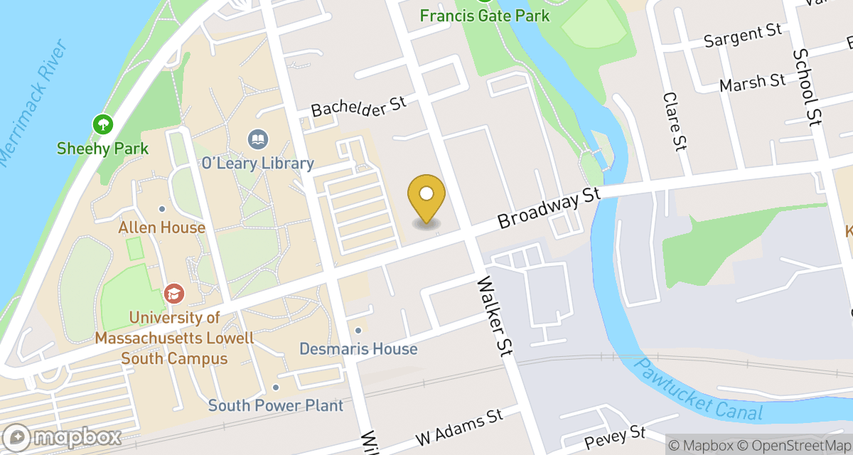 Map showing location of 785 Broadway St at 785 Broadway St