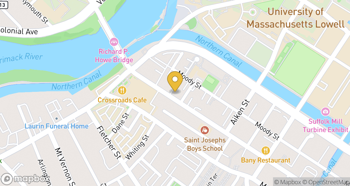 Map showing location of 807 Merrimack St — Apt 3 at 807 Merrimack St