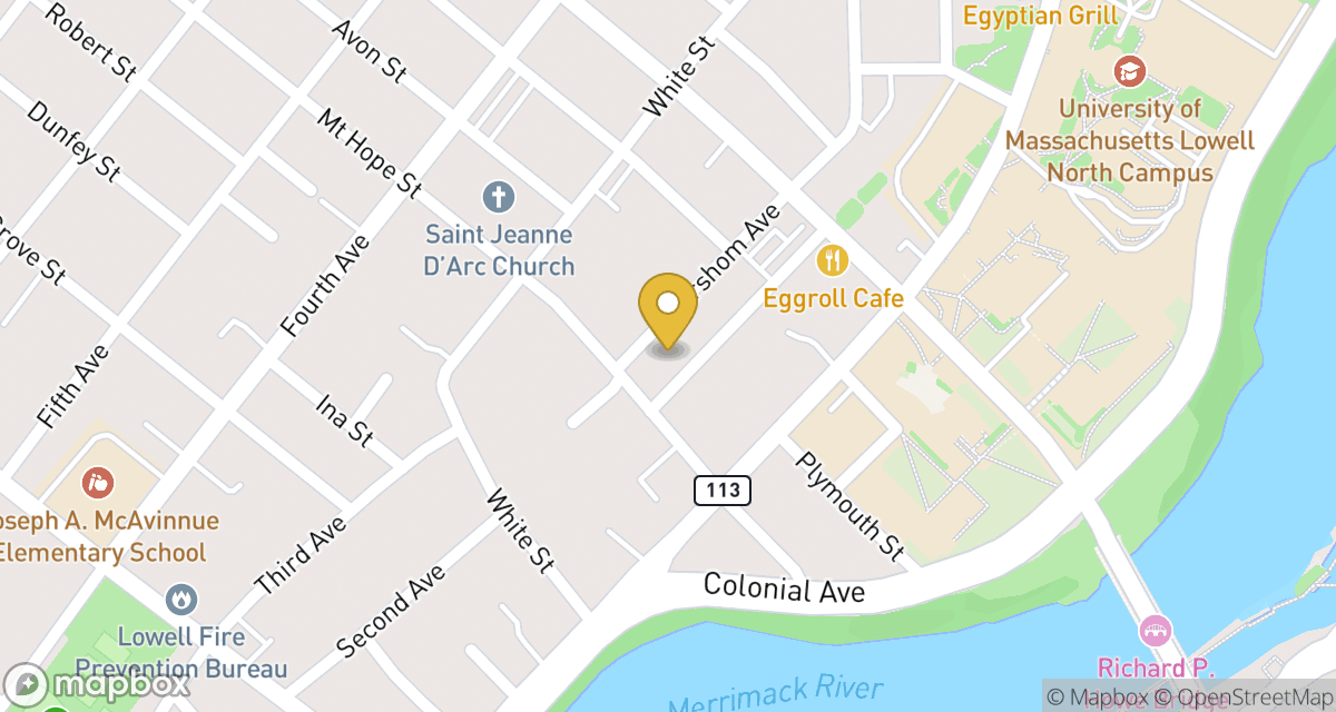 Map showing location of 9 Gershom Ave at 9 Gershom Ave